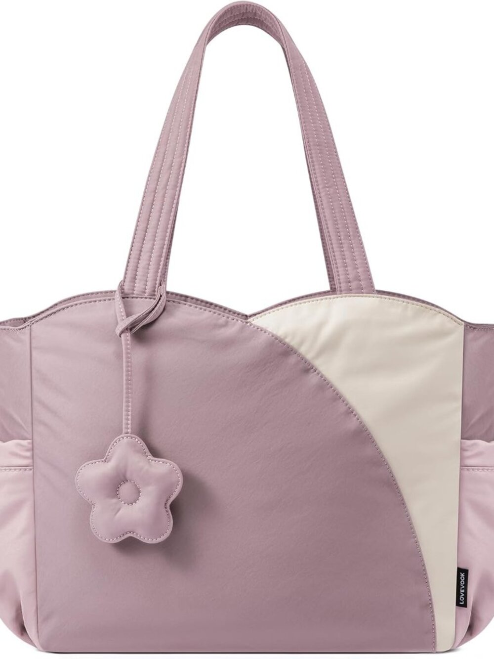 Tote Bag for Women, Puffer Work Bags with Zipper for Daily Travel College, Teach
